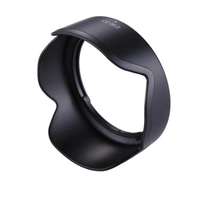 Lens Hood Shade for Canon Cameras, Offering Light Protection — petal-shaped PVC hood for Canon EF-M 15-45mm F3.5-6.3IS STM, blocks stray light and protects lens