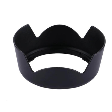 Stray Light Protection Lens Hood for Nikon 18-55mm Cameras black tulip-shaped hood blocking glare and shielding lens from dust and light rain