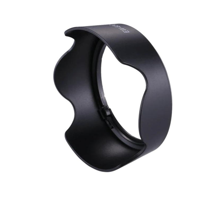 Lens Hood for Canon Cameras, Provides Shade and Protection — black tulip hood compatible with Canon EF-S 18-55mm f/3.5-5.6 IS STM