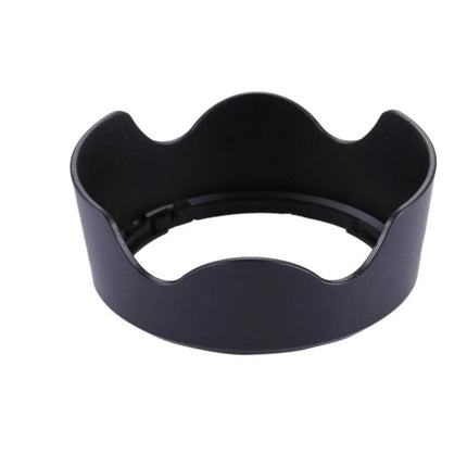 Lens Hood for Canon Cameras, Provides Shade and Protection - black petal-shaped hood for Canon EF-S 18-55mm f/3.5-5.6 IS STM