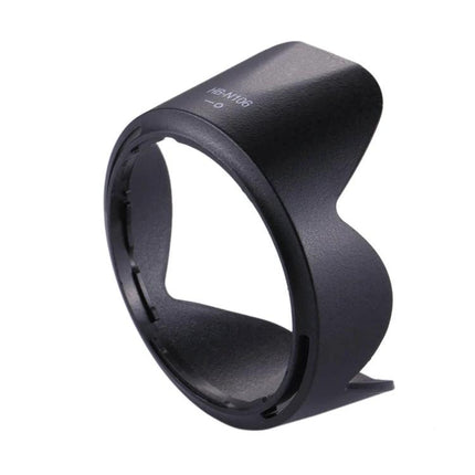 Lens Hood Shade for Nikon 18-55mm Camera Lenses Protection - black PVC petal hood reduces flare and protects lens during travel