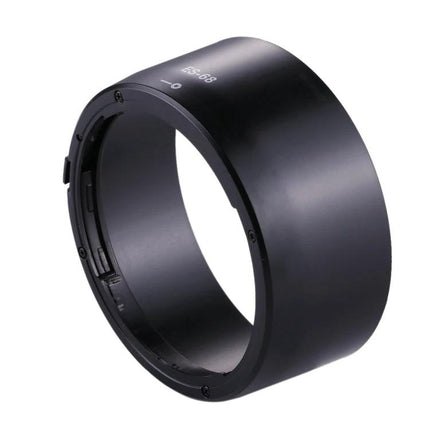 Lens Hood for Canon EOS Cameras - Shade and Protect Lenses, black PVC lens hood reducing flare and protecting against dust and impacts