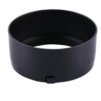 Lens Hood for Canon EOS Cameras - Shade and Protect Lenses, black PVC round hood reducing flare and protecting lens