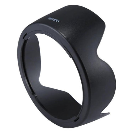 Lens Hood for Canon Cameras, Providing Shade and Protection — black bayonet lens hood blocking stray light and shielding lens from dust and impact