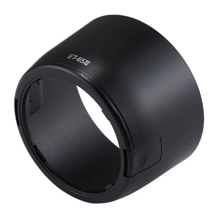 Lens Hood Shade for Canon EF Series Lenses and Cameras – black ET-65III lens hood protects against stray light, dust and minor impacts