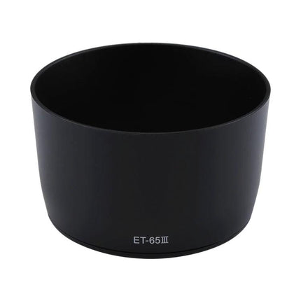 Lens Hood Shade for Canon EF Series Lenses and Cameras - black ET-65III protective lens hood blocking stray light and minor impacts