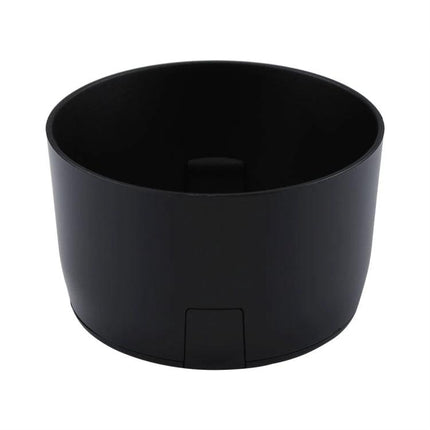 Lens Hood Shade for Canon EF Series Lenses and Cameras – black round petal-style hood protecting lens from stray light and impacts