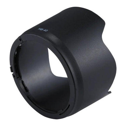 Lens Hood for Nikon Cameras, Offering Shade and Lens Protection — black HB-40 petal lens hood for Nikon AF-S Nikkor 24-70mm f/2.8G