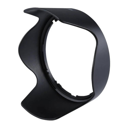 Lens Hood Shade for Nikon 18-200mm Lenses Protection — black PVC petal-shaped hood blocking stray light and protecting lens