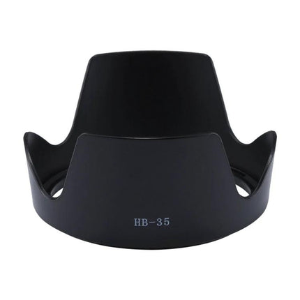 Lens Hood Shade for Nikon 18-200mm Lenses Protection – black HB-35 PVC petal lens hood for flare reduction and lens protection