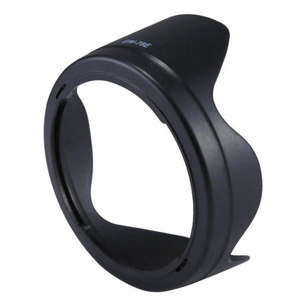 Lens Hood for Canon Cameras, Shields from Stray Light and Debris - black PVC petal-shaped hood for reducing flare and protecting lens