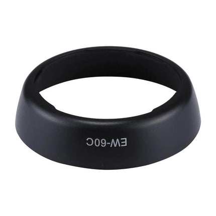 Compatible Lens Hood for Canon EF 28-90mm and EF-S 18-55mm Lenses black PVC lens hood reducing flare and protecting lens