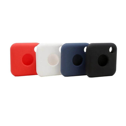 Silicone Protective Cover for Tile Pro Bluetooth Tracker in red white navy and black, slim silicone cases for keys and wallets