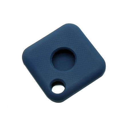Silicone Protective Cover for Tile Pro Bluetooth Tracker in navy silicone, slim shockproof case with keyring hole