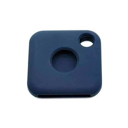 Silicone Protective Cover for Tile Pro Bluetooth Tracker in navy blue silicone case with keyring hole - slim shockproof protection