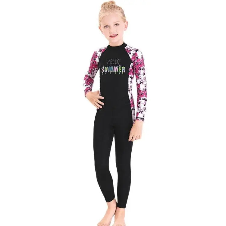 DIVE & SAIL Children Outdoor Sunscreen Long Sleeve Diving Suit