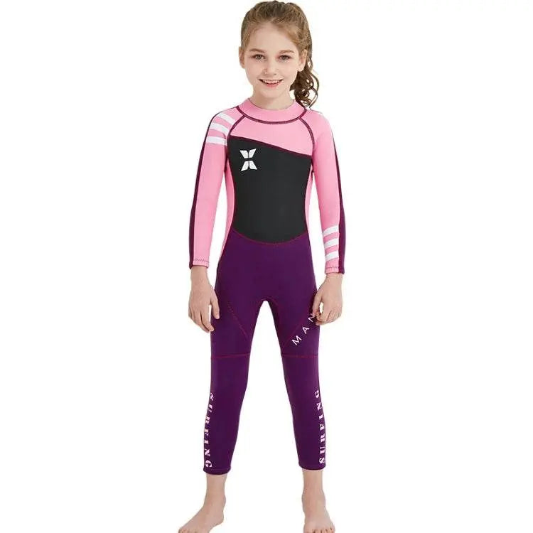 DIVE & SAIL WS-18818 Children Diving Suit One-piece Swimsuit