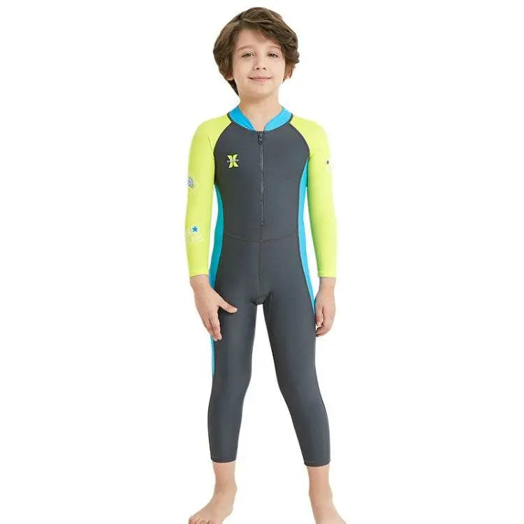 DIVE&SAIL Children Diving Suit Long-sleeved Sunscreen Swimwear