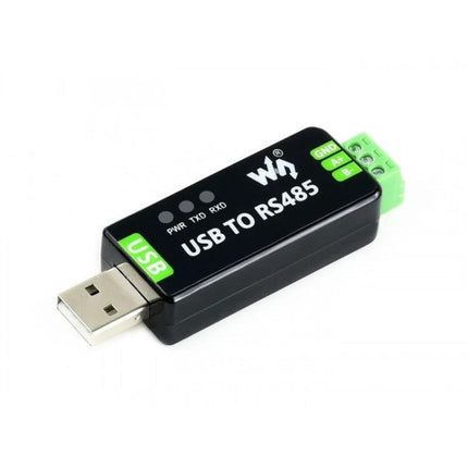 Waveshare USB to RS485 Converter for Industrial Data Transfer compact USB-to-RS485 adapter for stable long-distance industrial communication