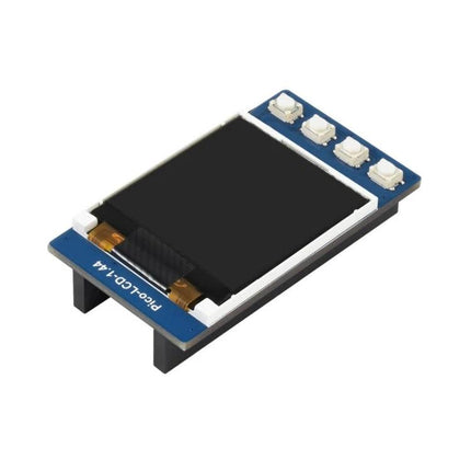 Waveshare 1.44 Inch LCD Display for Raspberry Pi Projects compact 128x128 65K color module with four buttons for IoT and sensor interfaces