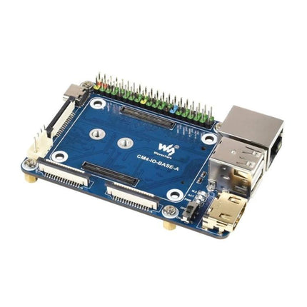 Waveshare Mini Base Board for Raspberry Pi Projects compact CM4 expansion board with GPIO pins, HDMI and USB connectors for prototyping IoT