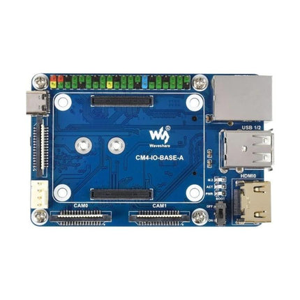 Waveshare Mini Base Board for Raspberry Pi Projects compact CM4 carrier board with HDMI, USB, camera and GPIO connectors for prototyping IoT