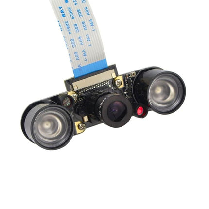Infrared Night Vision Camera for Raspberry Pi Imaging Projects 5MP sensor with built-in IR lights for low-light surveillance and wildlife observation