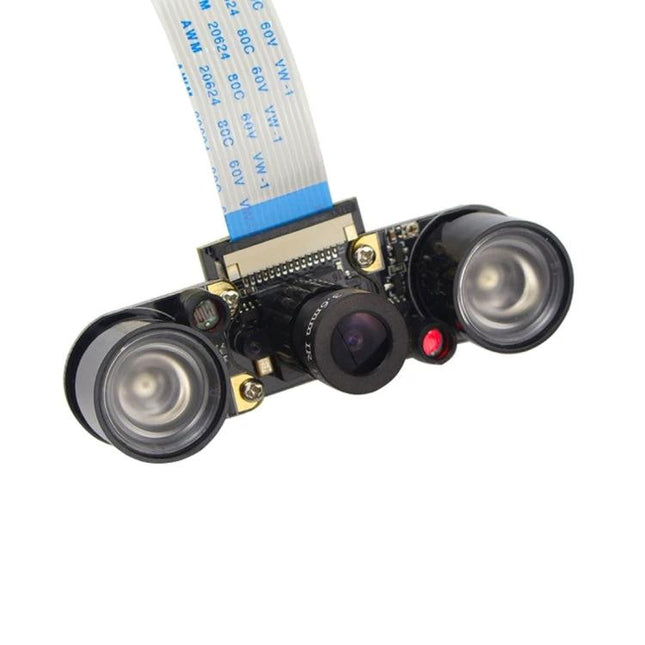 Infrared Night Vision Camera for Raspberry Pi Imaging Projects 5MP sensor with built-in IR lights for low-light surveillance and wildlife observation