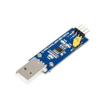 Waveshare USB to UART Module for Serial Connections - PL2303GS USB to UART adapter board for Arduino and microcontroller debugging