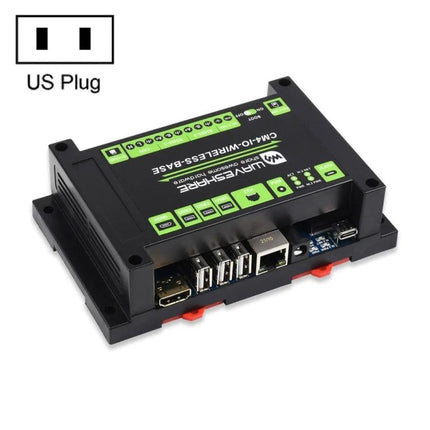 Waveshare Industrial IoT Wireless Module for Raspberry Pi CM4 Expansion black industrial wireless expansion board with USB Ethernet and terminal connectors
