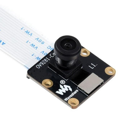 Waveshare Mono Camera for Raspberry Pi Projects and Imaging - 1MP OV9281 global shutter camera module with 120° FOV for robotics and motion tracking