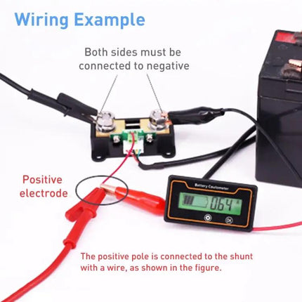 Digital Battery Charge Meter for Lead-Acid and Lithium Batteries