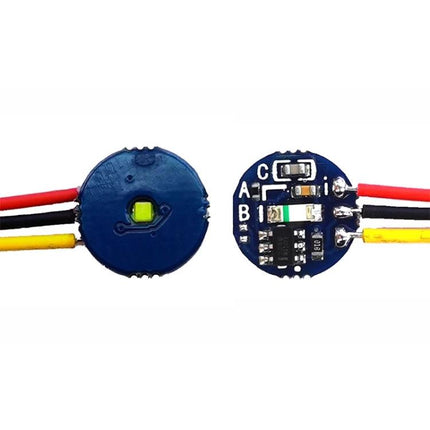 Touch Switch Board Module for LED Light Control, 5 Pieces - round touch sensor board with LED and 3-wire connections for DIY lighting projects