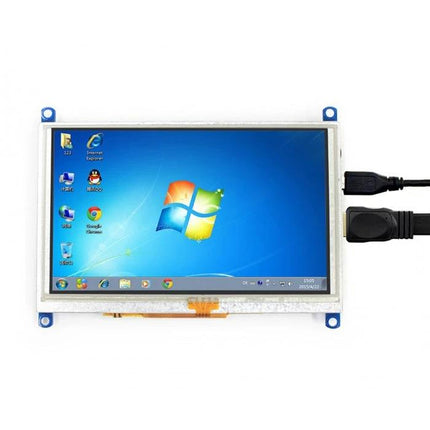 Waveshare 5-Inch Touch Screen Display for Raspberry Pi Projects compact 800x480 touchscreen for Raspberry Pi interactive projects