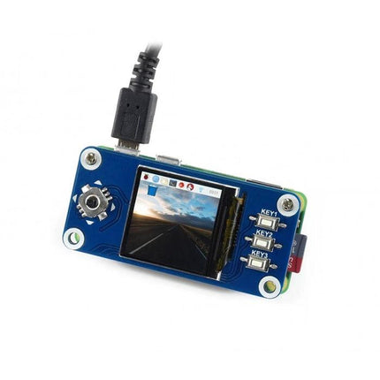 Waveshare 1.3-Inch LCD Display HAT for Raspberry Pi Projects compact HAT with small high-definition screen, buttons and connector for Pi projects