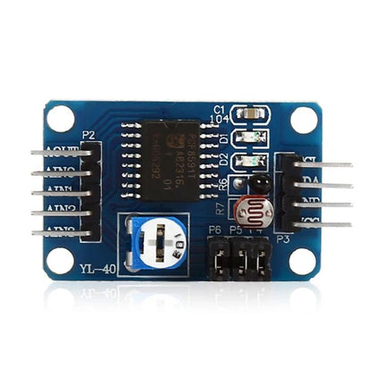 PCF8591 Analog to Digital Converter Module for DIY Electronics blue I2C ADC board with potentiometer and LDR sensor connections