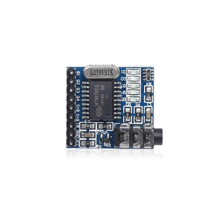 DTMF Audio Decoder Module for Electronics Projects MT8870 board with audio jack and pin header for remote control and signal processing