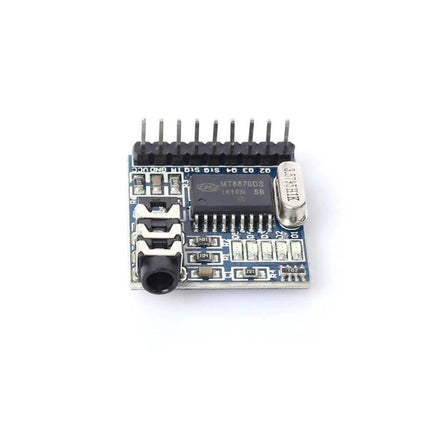 DTMF Audio Decoder Module for Electronics Projects with MT8870 chip, 3.5mm audio input and pin header for signal outputs