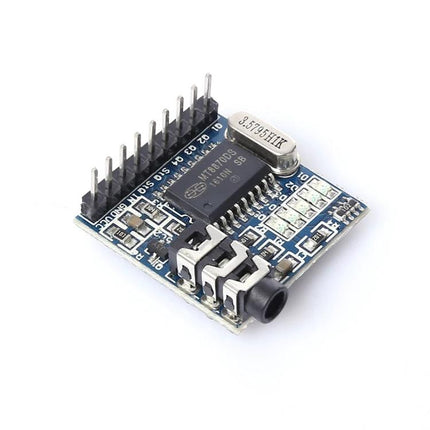 DTMF Audio Decoder Module for Electronics Projects MT8870 board with 3.5795MHz crystal and 3.5mm audio jack for signal decoding