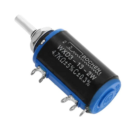 Multiturn Precision Potentiometer for Electronic Adjustments compact 4.7KΩ multiturn potentiometer for precise audio and motor tuning