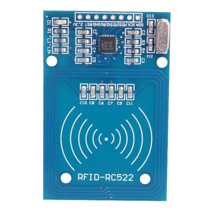 RFID-RC522 DIY RFID Card Reader Module for Key Fob Security - blue 13.56MHz RFID-RC522 board for DIY access control projects