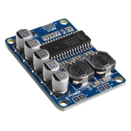 Compact 35W Mono Digital Amplifier for Audio Projects compact PCB module with TDA8932 chip, capacitors and power inductors