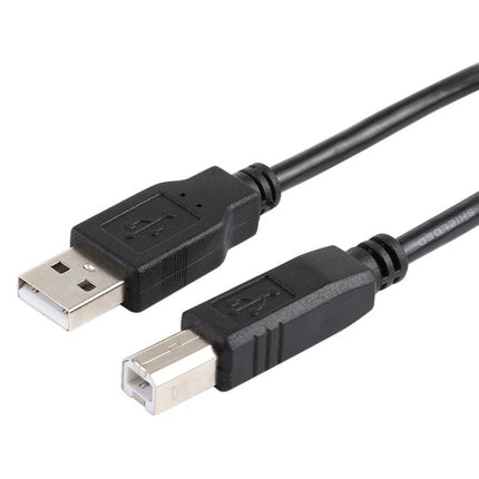 USB ISP Programmer for Repairing Computer Motherboards connecting USB Type-A to Type-B cable for chip programming and motherboard EEPROM repair