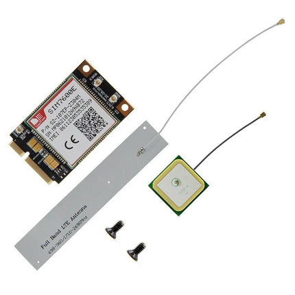 TTGO ESP32 Wireless Development Board for IoT Connectivity showing ESP32 module, antenna, GPS patch, and mounting screws