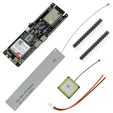 TTGO T-SIM7000G Development Board for Wireless Projects - ESP32 board with SIM7000G module, GPS puck and LTE antenna kit