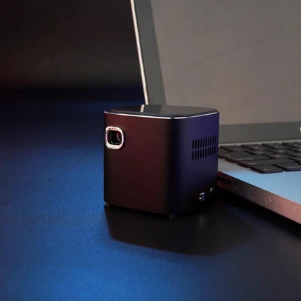 WEJOY Mini Portable Projector for Everyday Home Viewing compact wireless projector by laptop for streaming movies and family photos