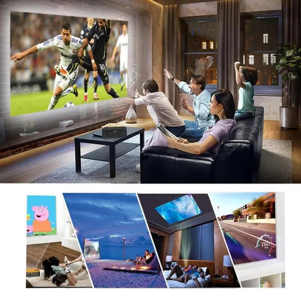 Compact Portable Projector for Home Entertainment and Travel
