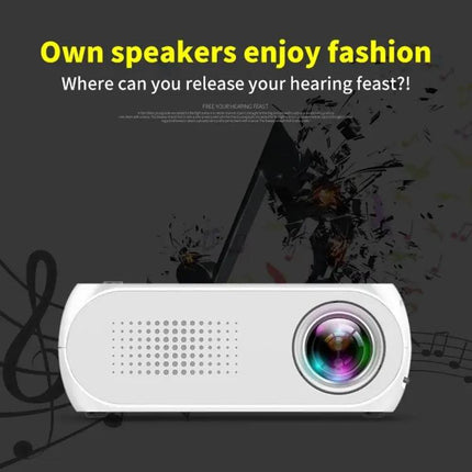 Compact Mini LED Projector for Everyday Home Theater Use