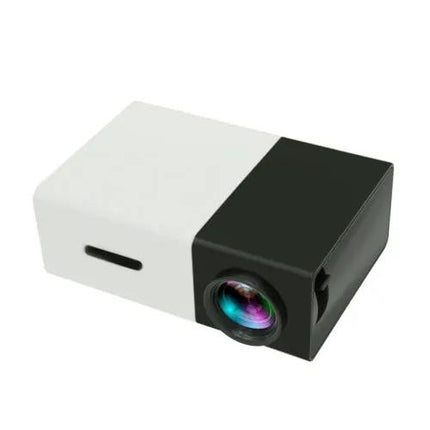 Compact Portable LED Projector for Home Entertainment and Education