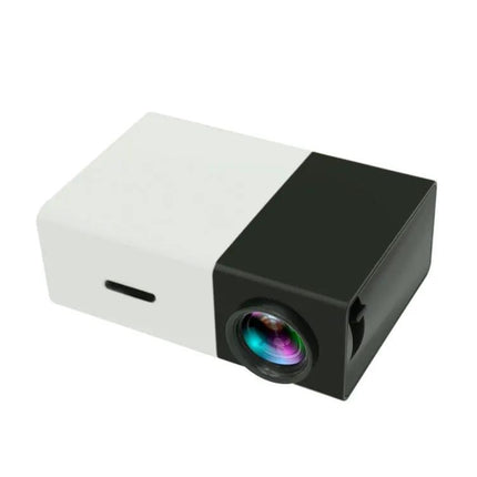 Compact Portable LED Projector for Home Entertainment and Education